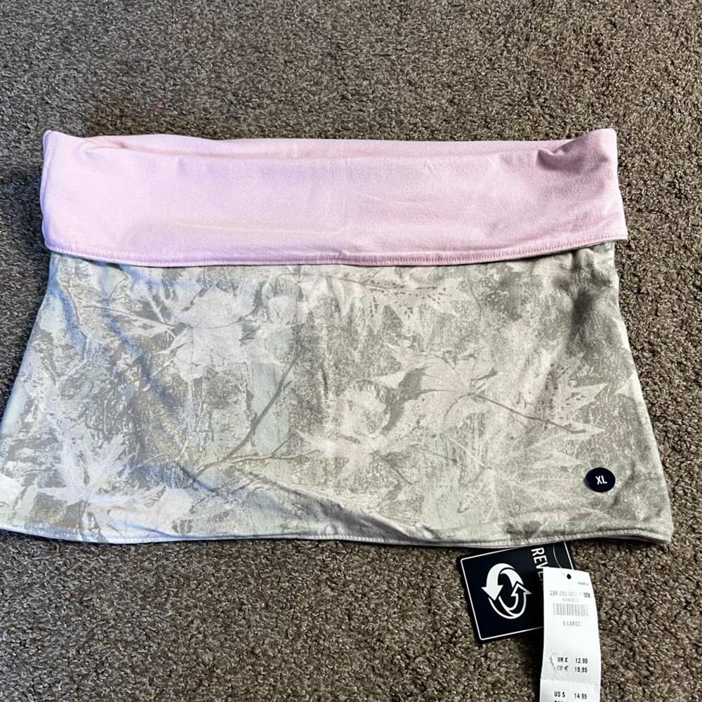 NWT Hollister Reversible Pink and Gray Tank Top
